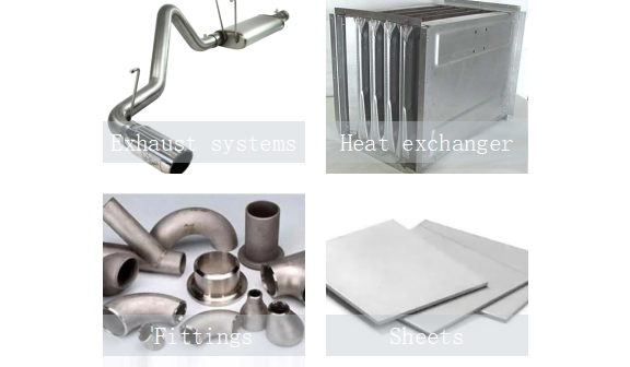 What is 409 Stainless Steel Used for