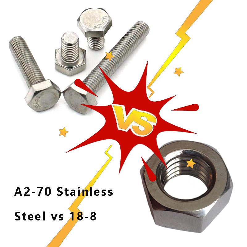 A2-70 Stainless Steel vs 18-8
